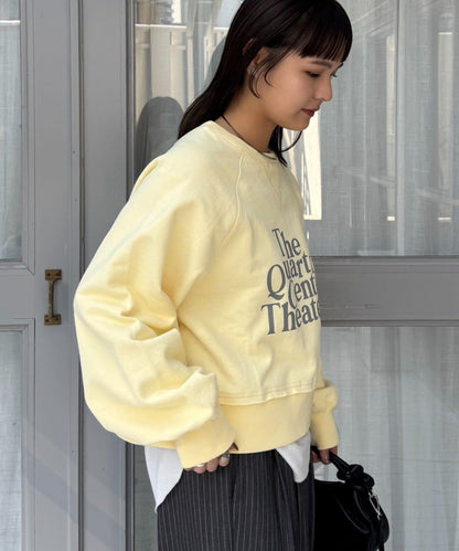 【顆粒感！】乾爽觸感LOGO衛衣