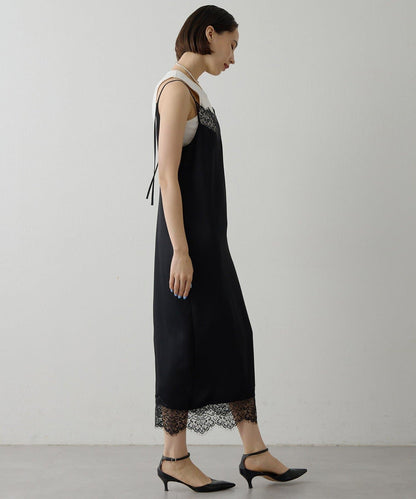 蕾絲長款吊帶裙