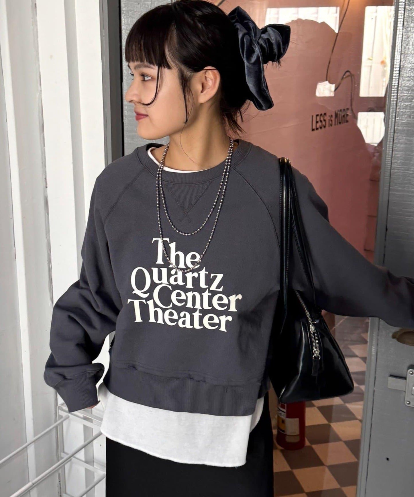 【顆粒感！】乾爽觸感LOGO衛衣