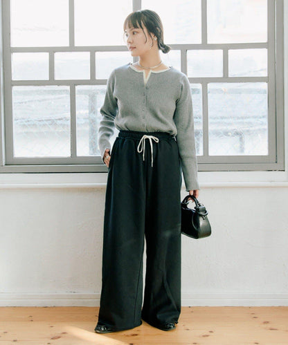 【新色上市】加絨寬鬆休閒褲/衛褲