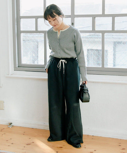 【新色上市】加絨寬鬆休閒褲/衛褲