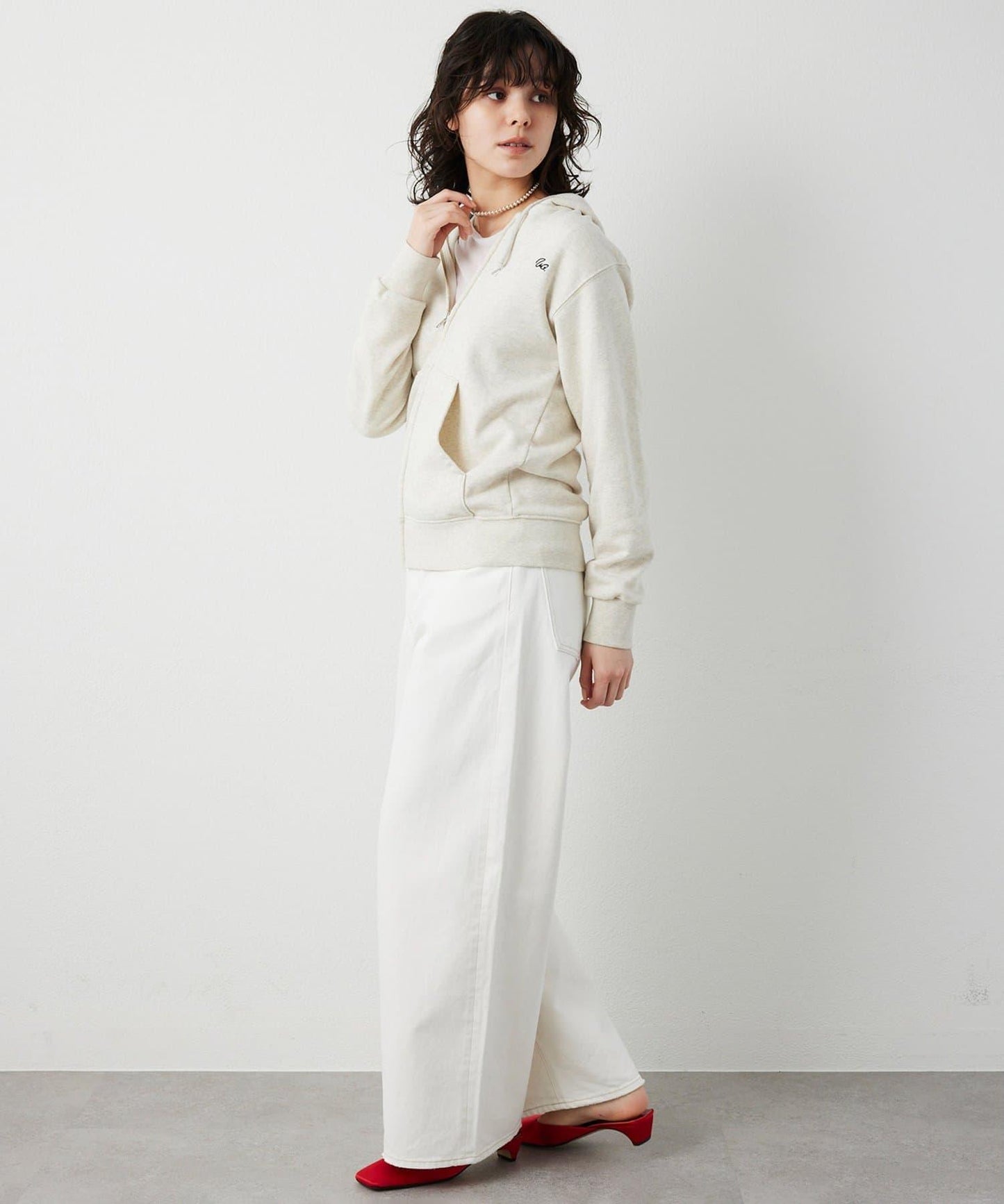 logo刺繡連帽衛衣