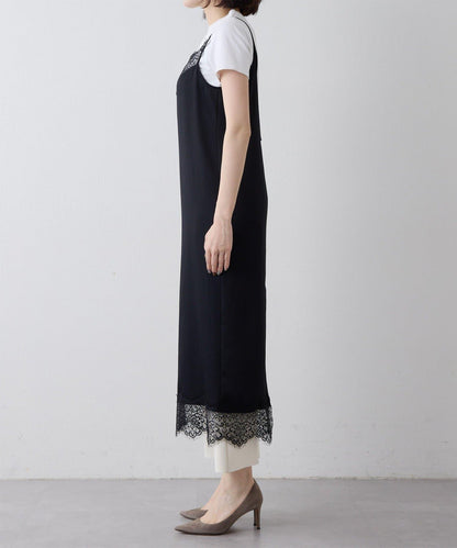 蕾絲長款吊帶裙