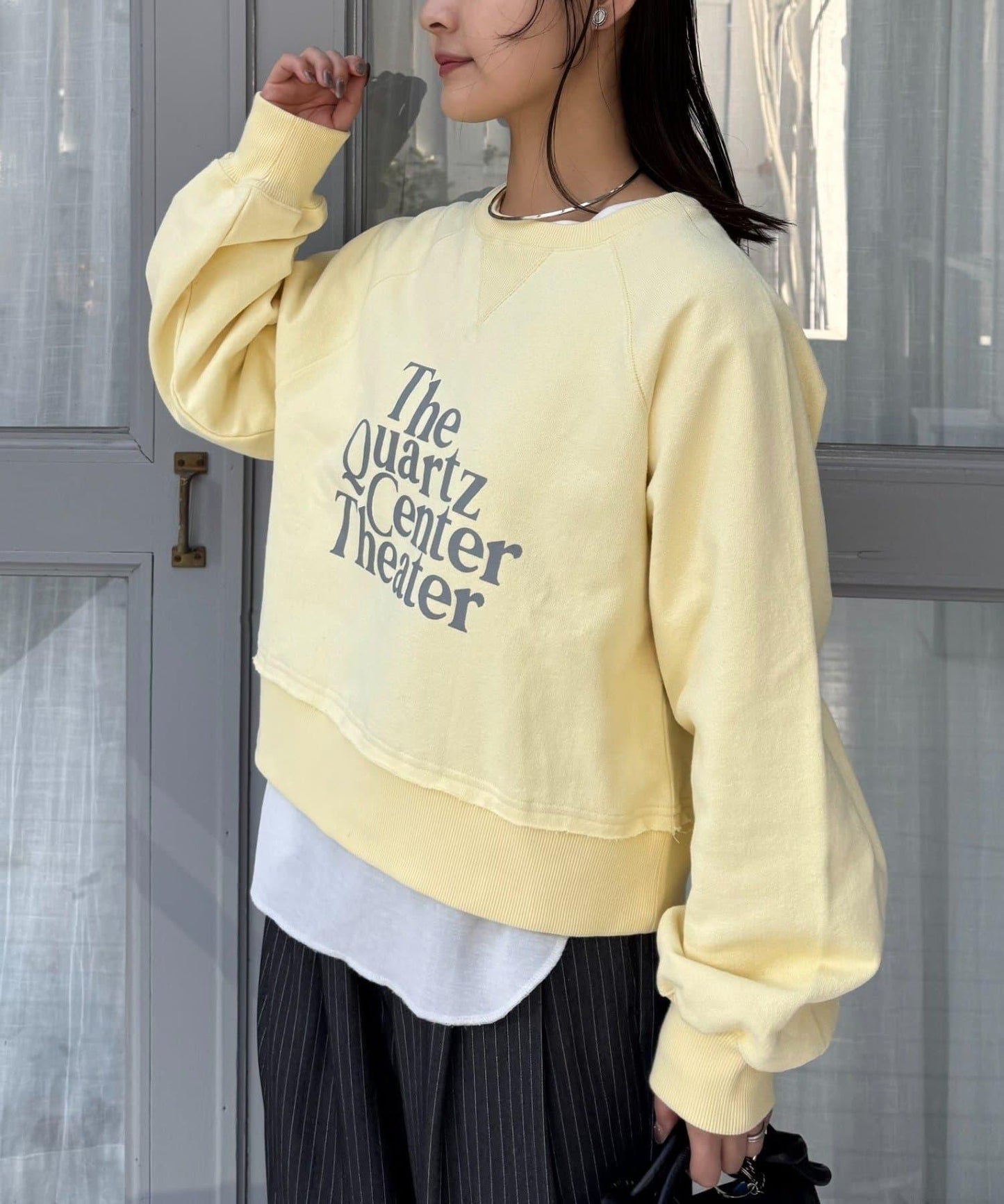 【顆粒感！】乾爽觸感LOGO衛衣