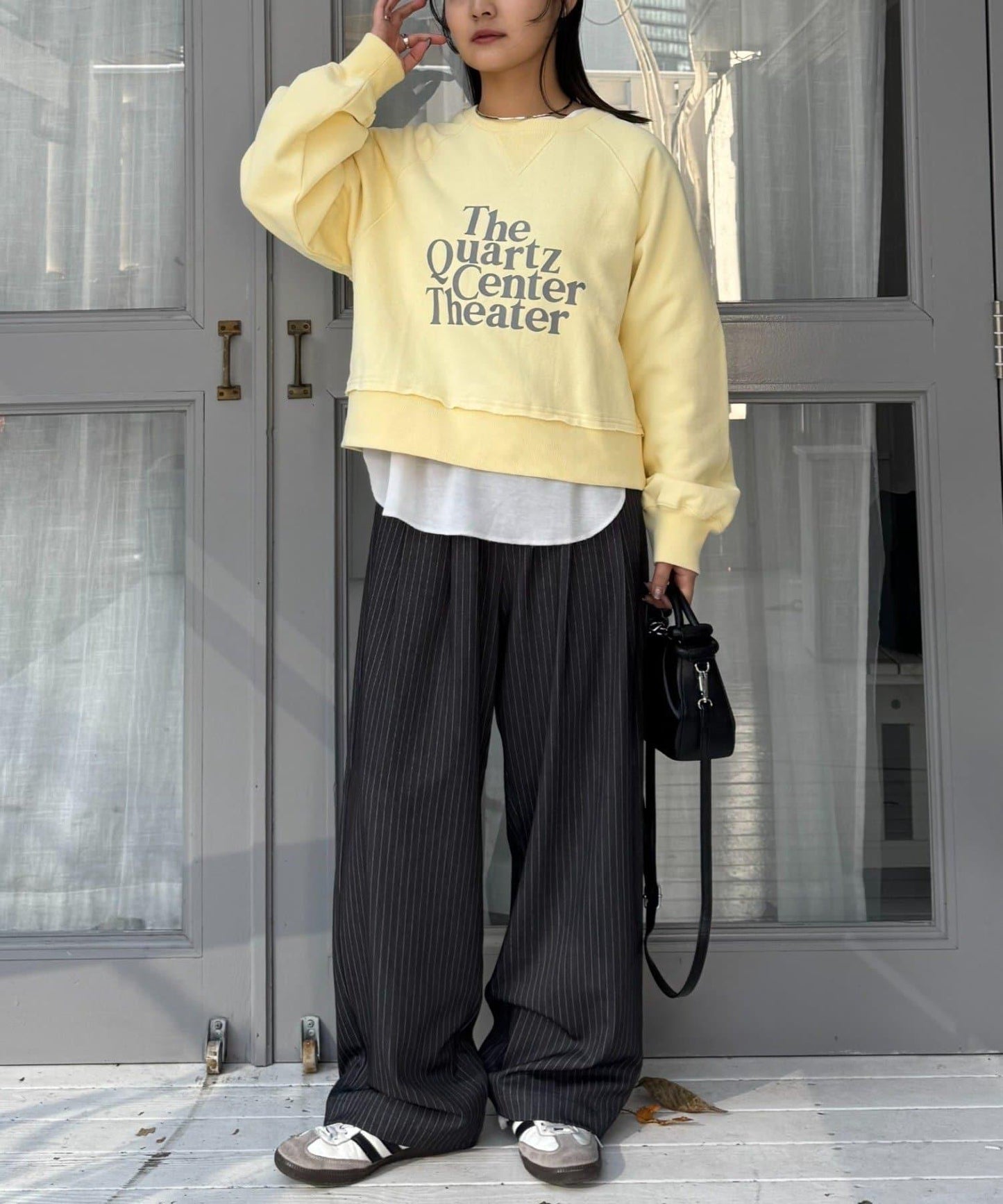 【顆粒感！】乾爽觸感LOGO衛衣