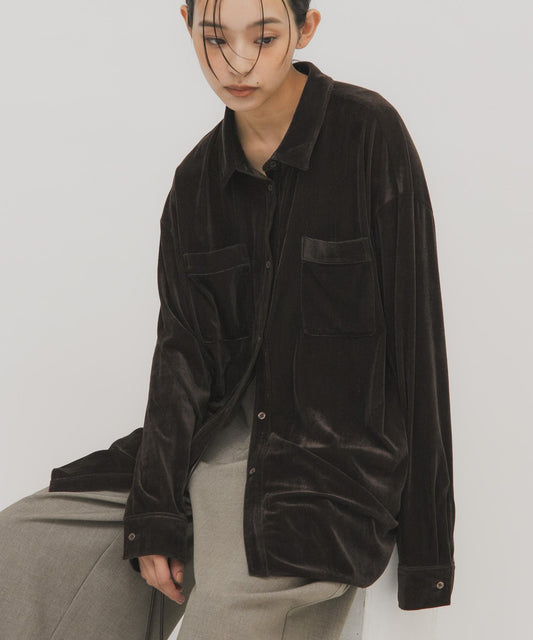 透視貝羅寬鬆襯衫