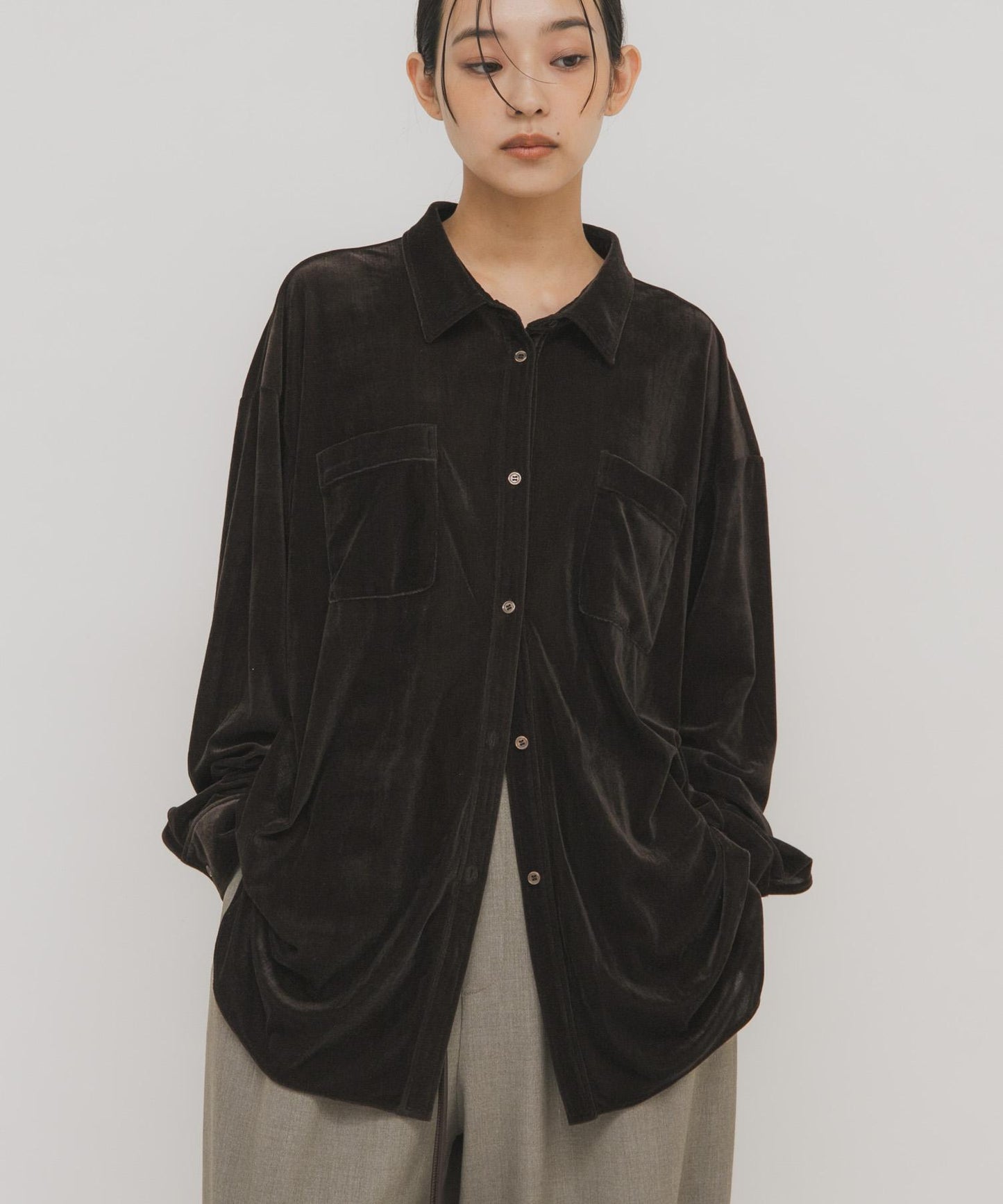 透視貝羅寬鬆襯衫