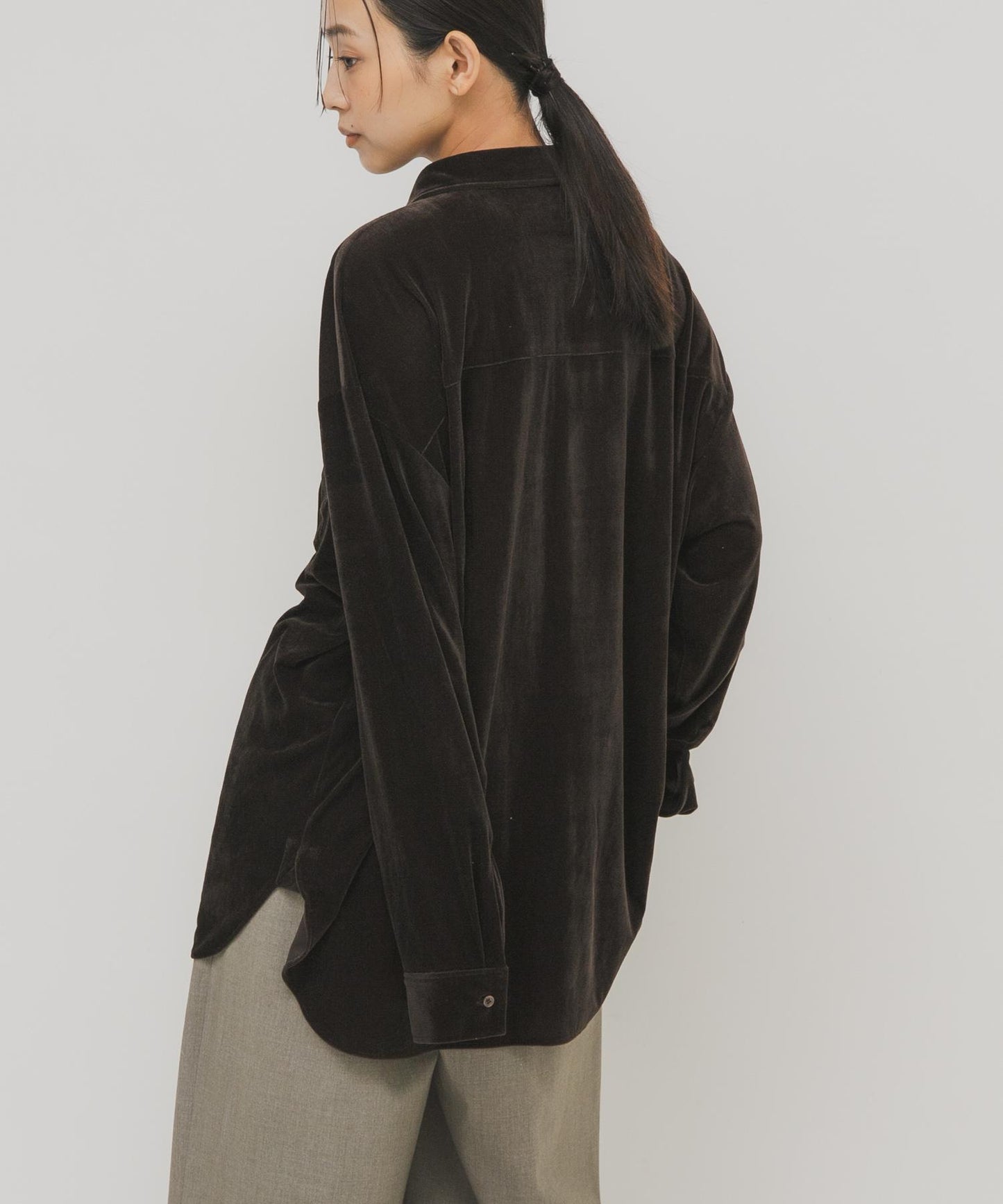 透視貝羅寬鬆襯衫