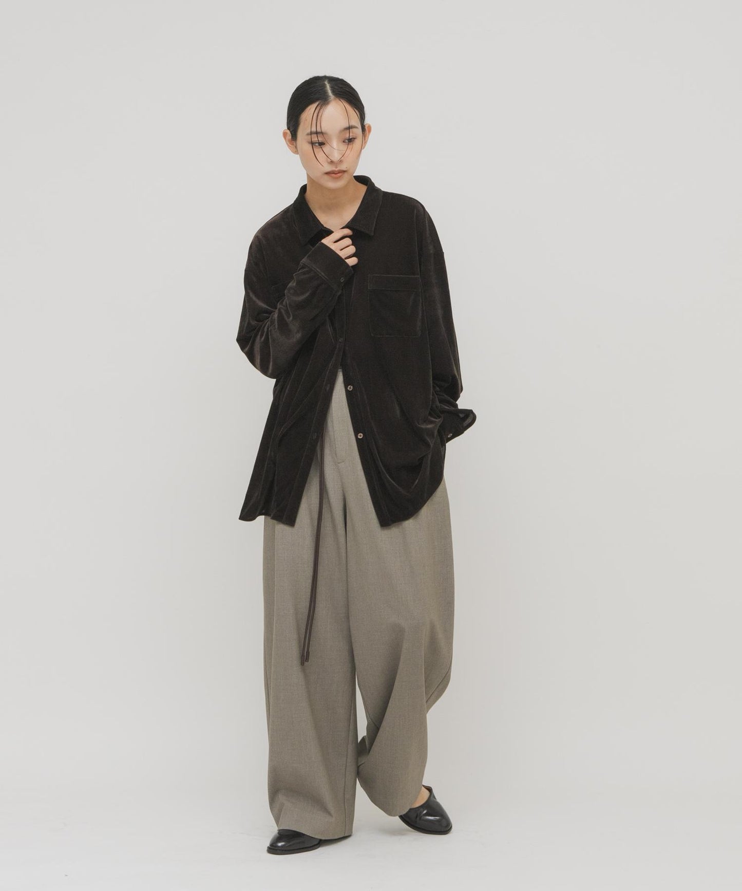 透視貝羅寬鬆襯衫