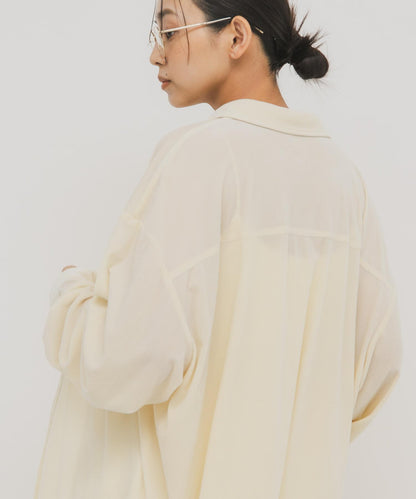 透視貝羅寬鬆襯衫