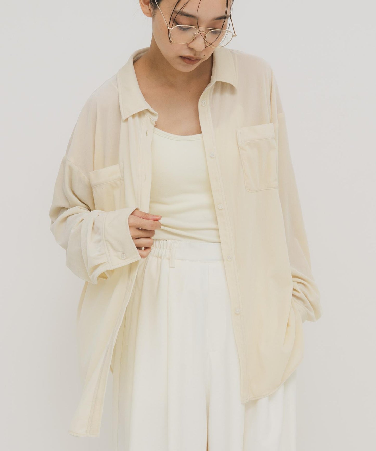 透視貝羅寬鬆襯衫