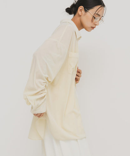 透視貝羅寬鬆襯衫