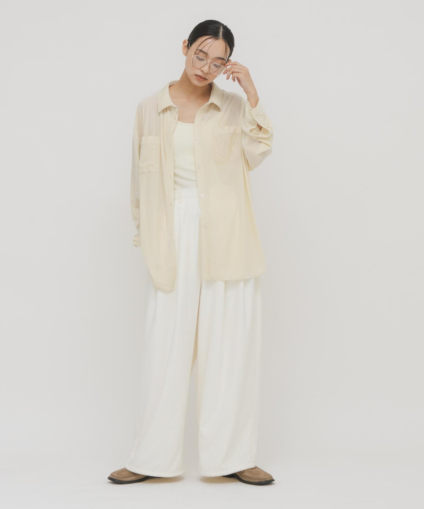 透視貝羅寬鬆襯衫