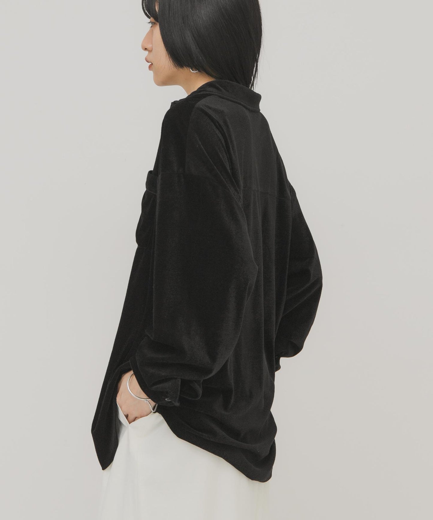 透視貝羅寬鬆襯衫