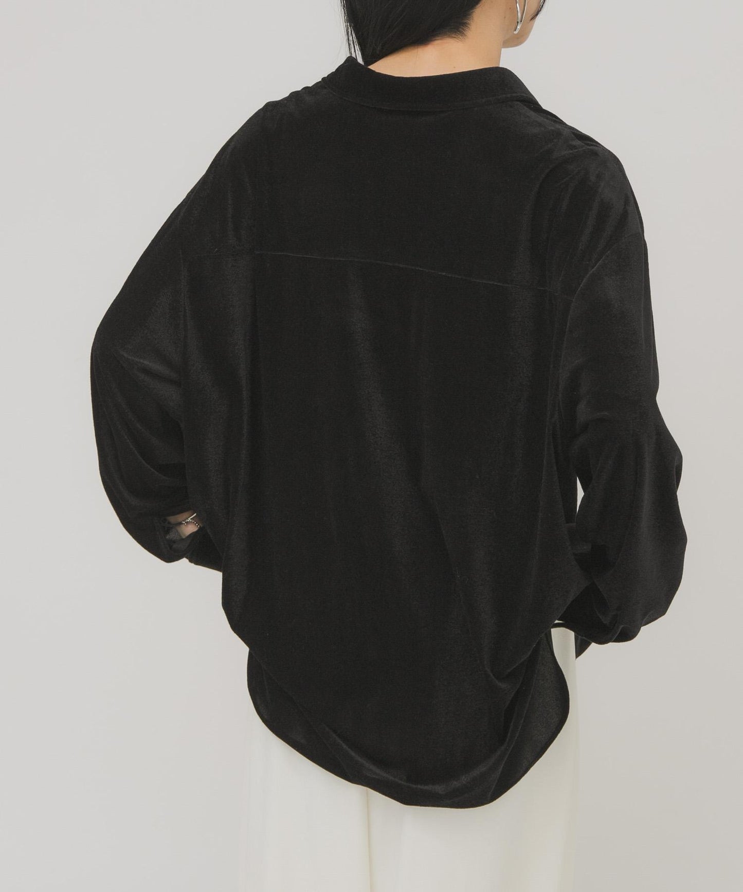 透視貝羅寬鬆襯衫