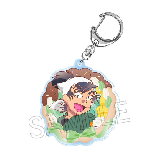 《忍者亂太郎》亞克力鑰匙扣 -甜品製作篇- 食滿留三郎