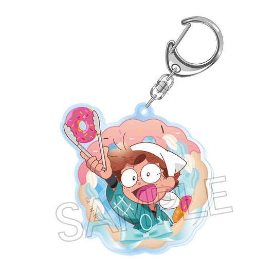 《忍者亂太郎》亞克力鑰匙扣 -甜品製作篇- 豬名寺亂太郎