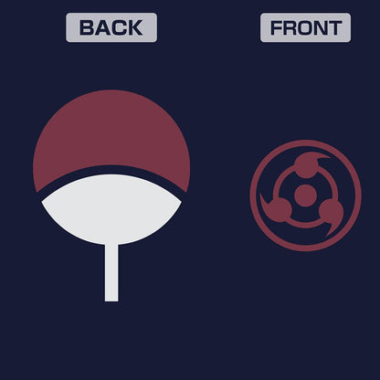 《火影忍者》疾風傳 L碼 宇智波一族 T恤/藏青色