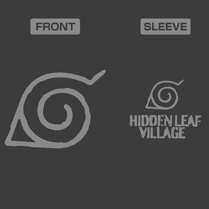 《火影忍者》疾風傳 XL碼 木葉隱村 T恤/墨色