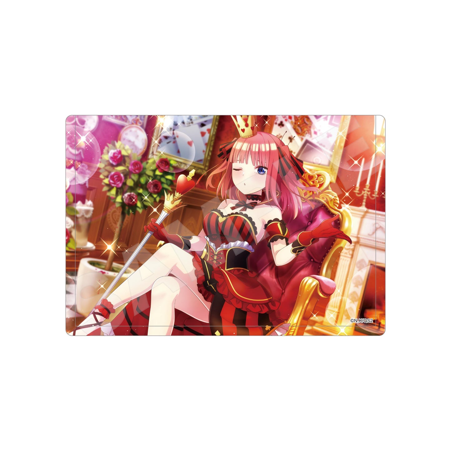 《五等分的新娘》五胞胎拼圖無法五等分。硬質卡套 /02 二乃