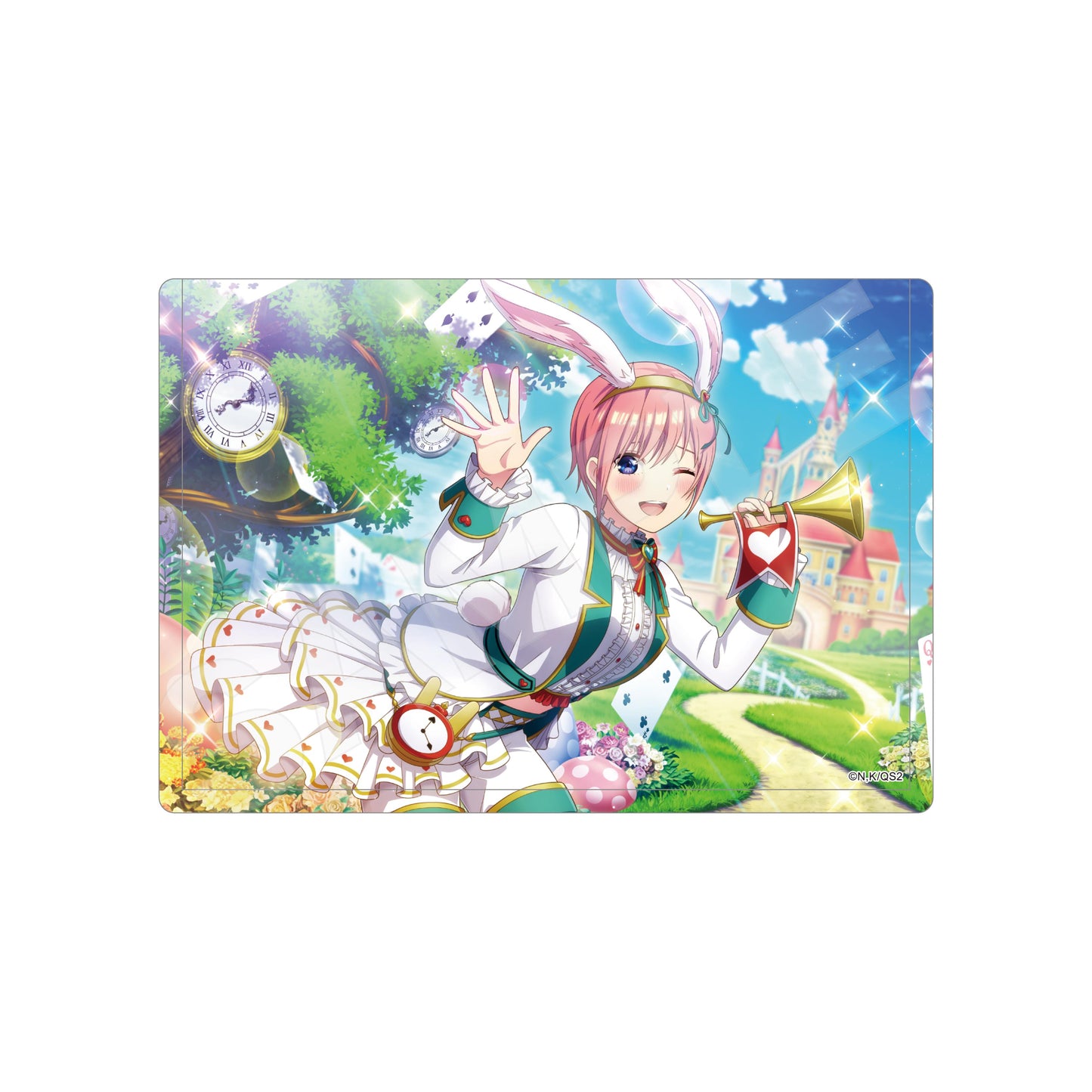 《五等分的新娘》五胞胎拼圖無法五等分。硬質卡套/01一花