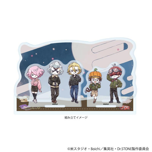 《Dr.STONE 石紀元》亞克力場景擺件03/設計B 飛行夾克版（GraffArt插畫）