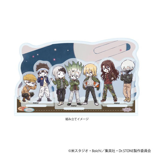 《Dr.STONE 石紀元》亞克力場景擺件02/設計A 飛行夾克版（GraffArt插畫）