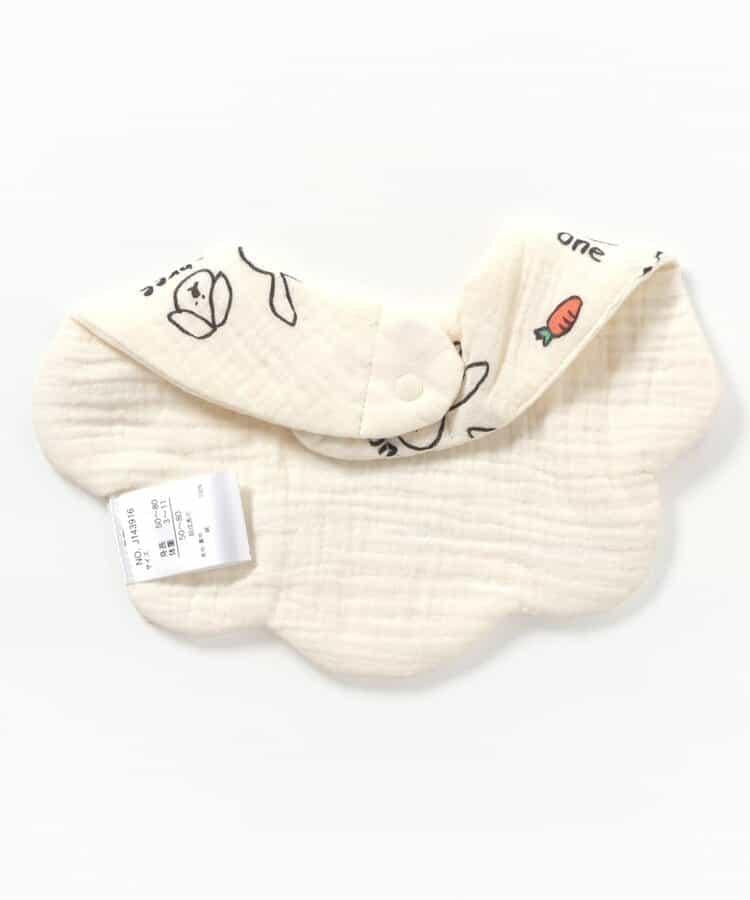 貓・兔子紗布圍兜