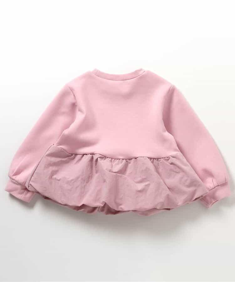 氣球袖拼接LOGO衛衣