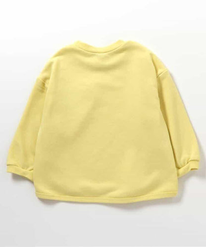 愛心荷葉邊口袋寬鬆衛衣