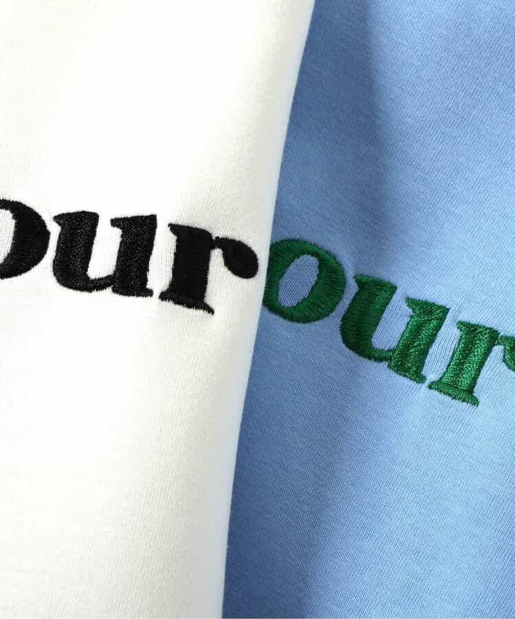 氣球袖拼接LOGO衛衣