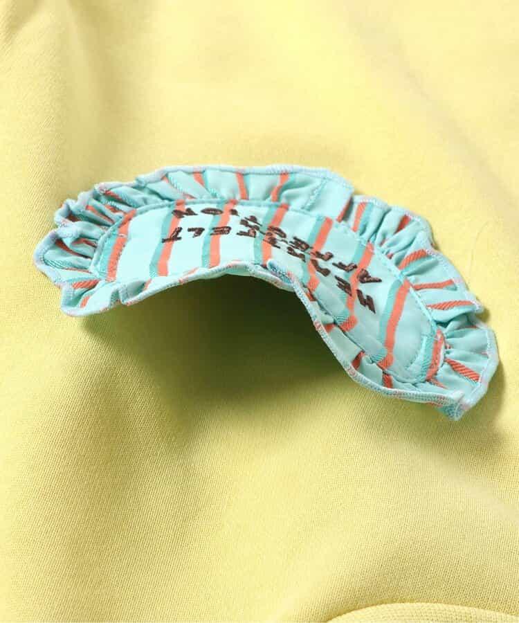 愛心荷葉邊口袋寬鬆衛衣