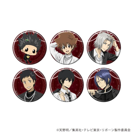 《家庭教師HITMAN REBORN!》罐裝徽章72/全套（共6種）（新繪插畫）【全套/6個裝】