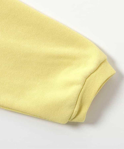 愛心荷葉邊口袋寬鬆衛衣