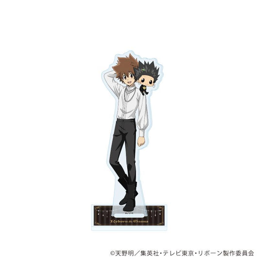 《家庭教師HITMAN REBORN!》亞克力立牌108/沢田綱吉&里包恩（新繪插畫）