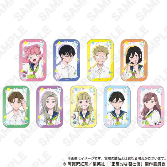 正反對的你與我_方形徽章盲盒【全套BOX／9個裝】