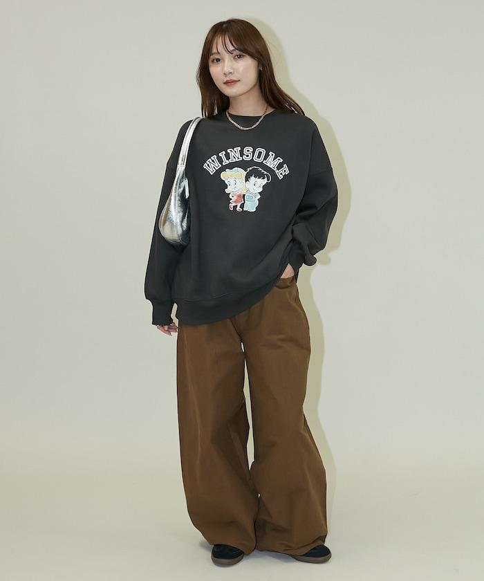 復古兒童學院風衛衣