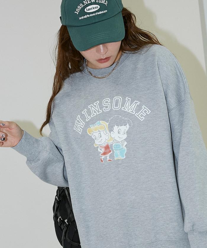 復古兒童學院風衛衣