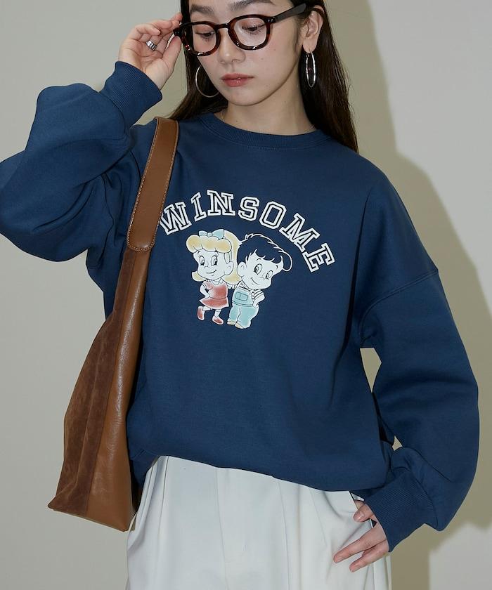 復古兒童學院風衛衣