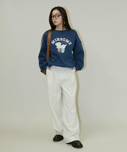 復古兒童學院風衛衣