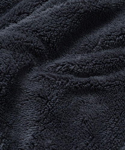 寬鬆版型尼龍抓絨可雙面穿立領夾克