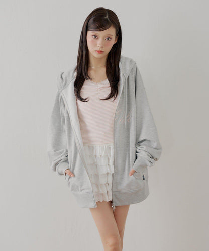 蕾絲荷葉邊層疊半身裙