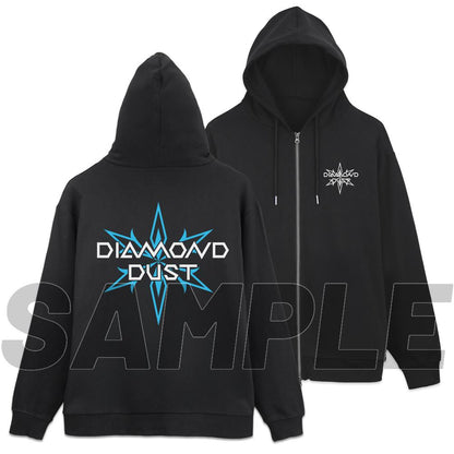 《哭泣少女樂隊》_M_鑽石塵拉鍊衛衣 Ver.2.0/黑色