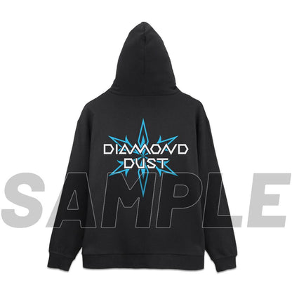 《哭泣少女樂隊》_L_鑽石塵拉鍊連帽衛衣 Ver.2.0/黑色