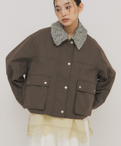 2WAY彩色泡泡袖夾克