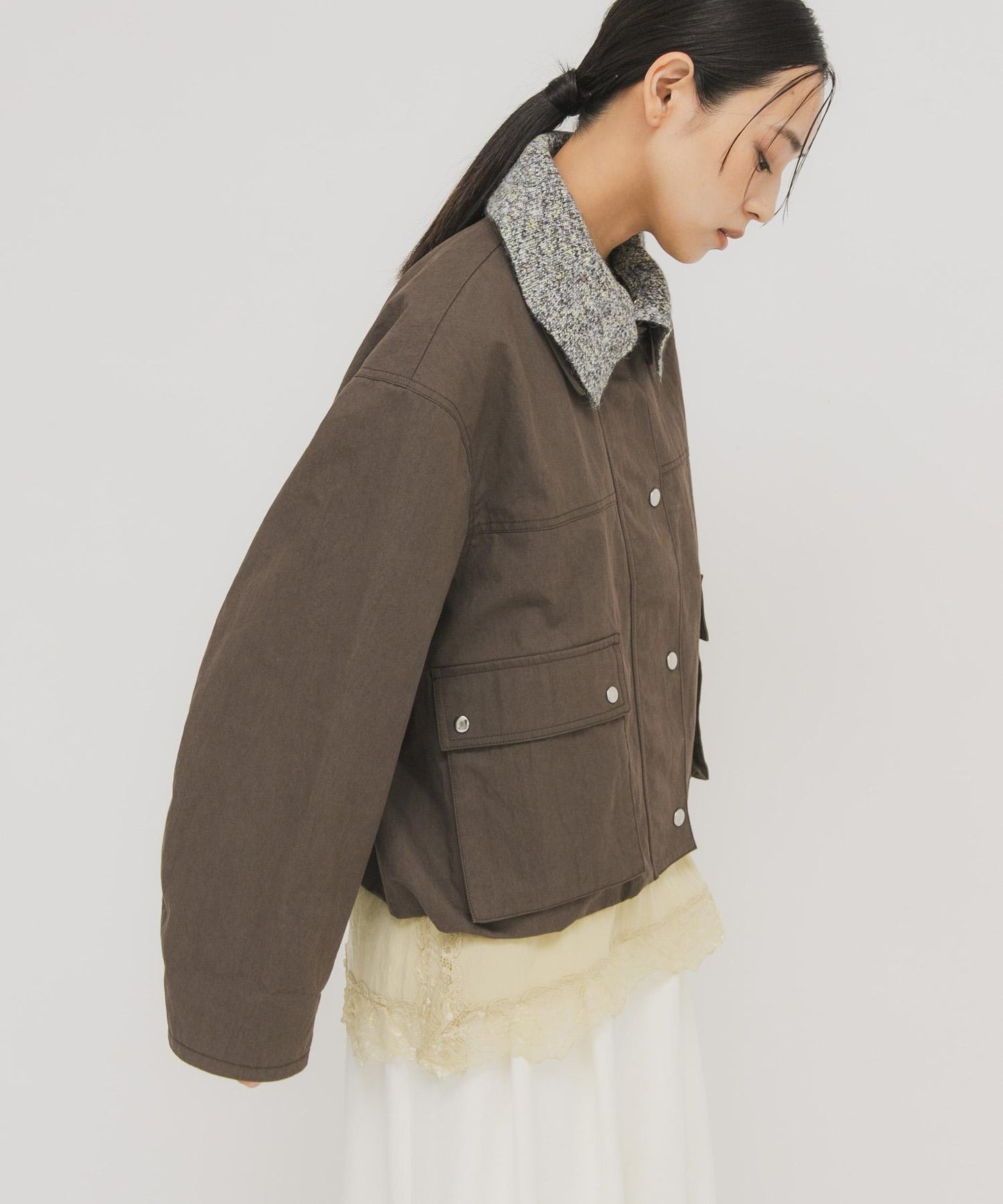 2WAY彩色泡泡袖夾克