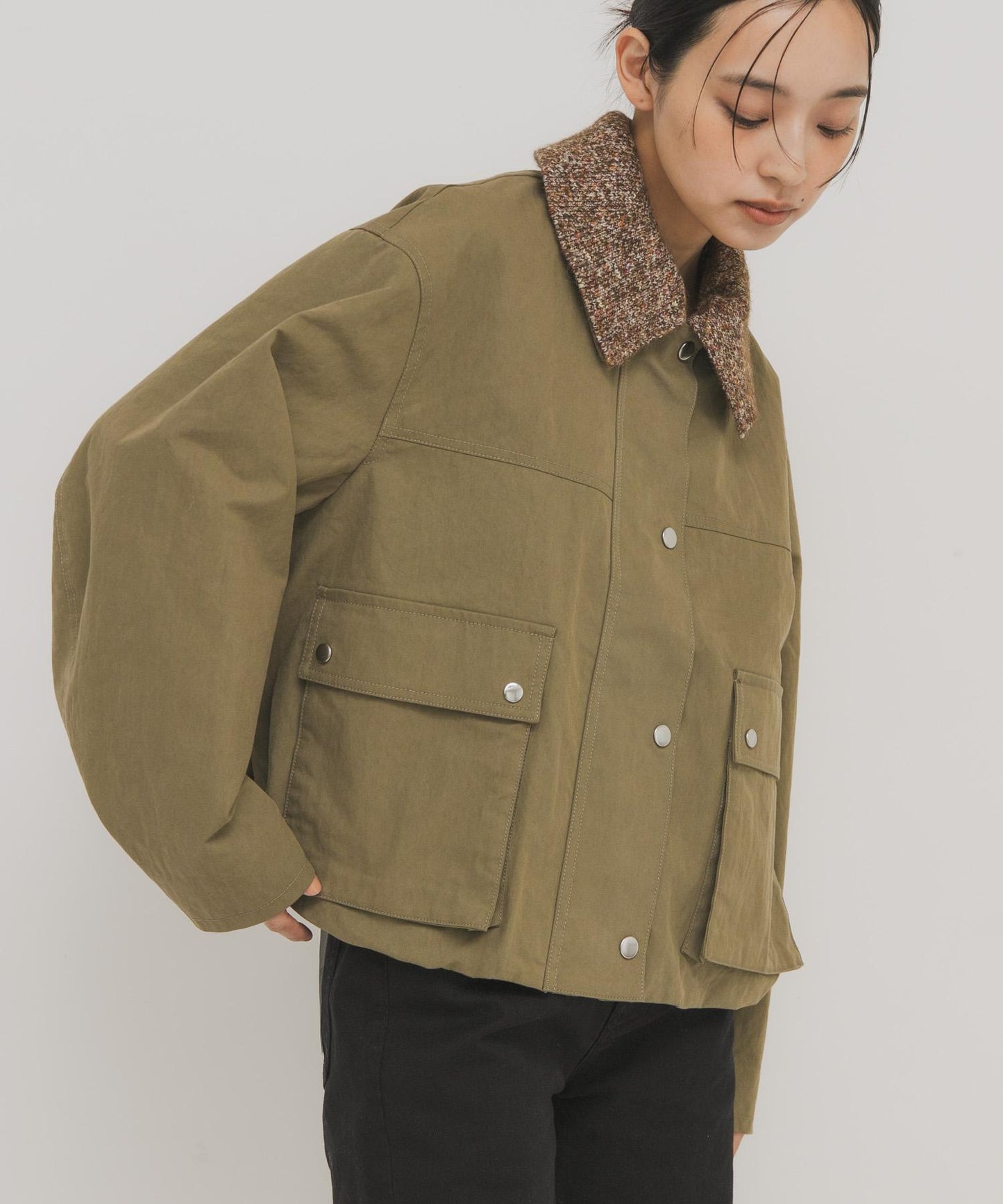 2WAY彩色泡泡袖夾克