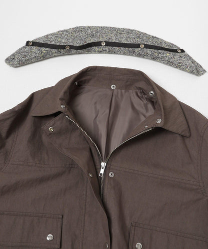 2WAY彩色泡泡袖夾克