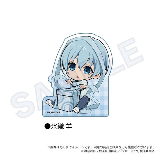 《藍色監獄》亞克力積木 禮物絲帶ver. 冰織羊