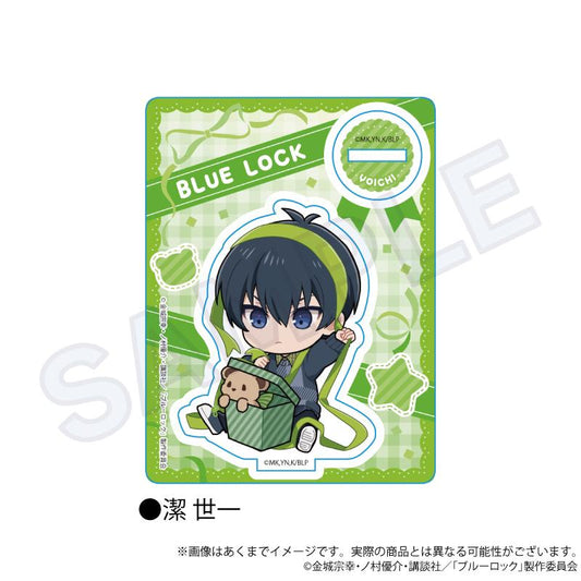 《藍色監獄》迷你角色立牌 禮物絲帶ver. 潔世一